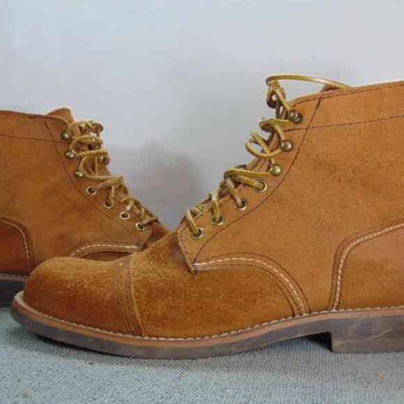 Thursday Boot Co. Captain Boots - Tan Suede, Men's Size 11 - Picture 1 of 5
